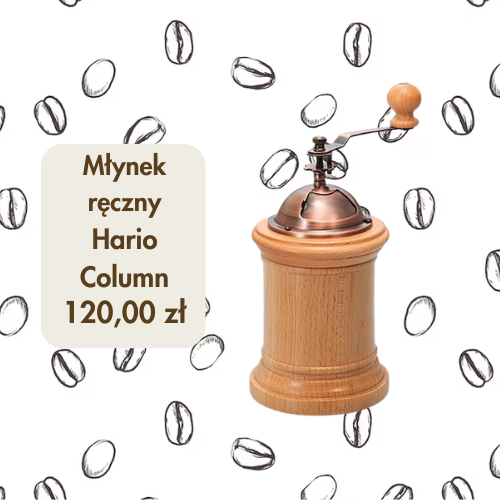 Ręczny młynek do kawy Hario Column