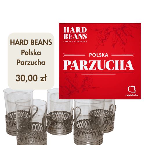 Opakowanie kawy HARD BEANS Polska Parzucha