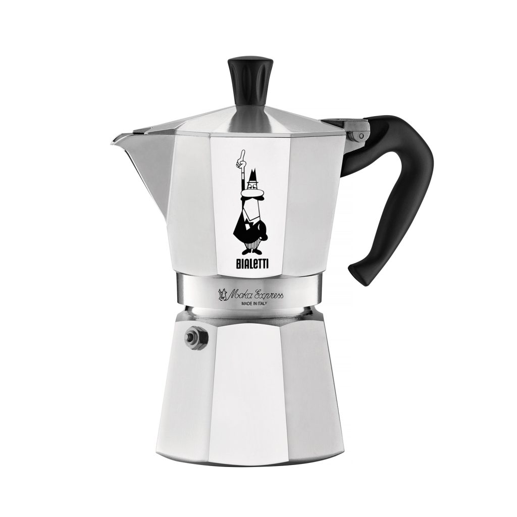 Aluminiowa kawiarka Bialetti Moka Express 6TZ na 6 filiżanek espresso