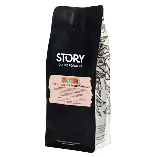 Kawa ziarnista Story Coffee Roasters Tradycyjna Warszawska w opakowaniu producenta